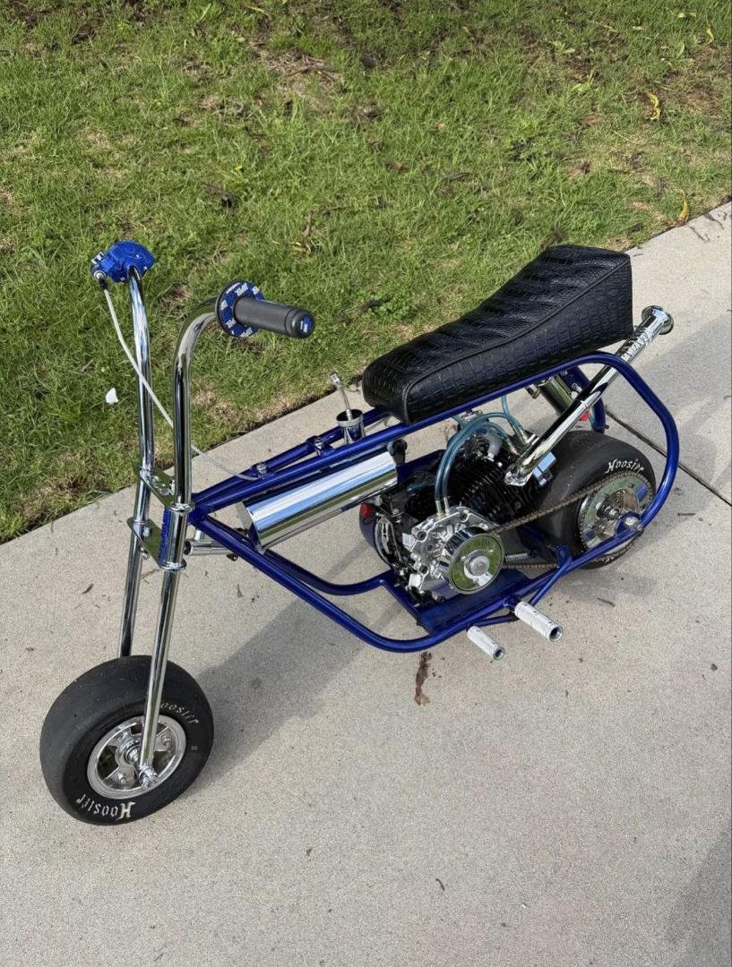 VOLTS GTS Custom Mini Bike — Fully Built 212 Chrome Forks - Image 3