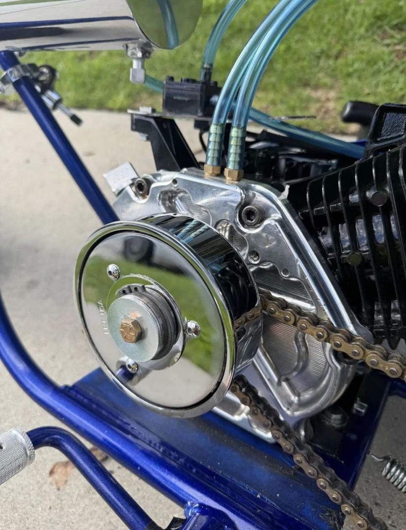 VOLTS GTS Custom Mini Bike — Fully Built 212 Chrome Forks - Image 4