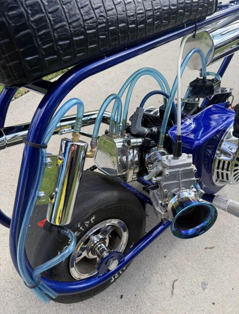 VOLTS GTS Custom Mini Bike — Fully Built 212 Chrome Forks - Image 5