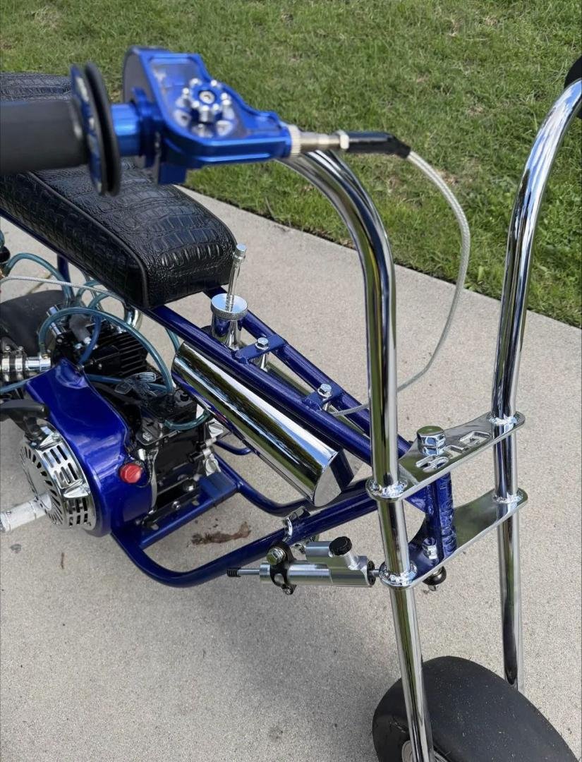 VOLTS GTS Custom Mini Bike — Fully Built 212 Chrome Forks - Image 6
