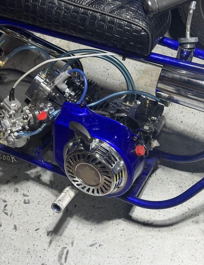 VOLTS GTS Custom Mini Bike — Fully Built 212 Chrome Forks - Image 2