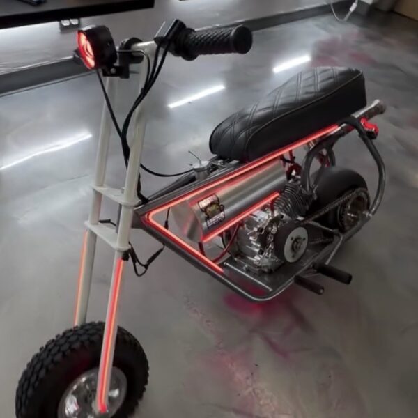 Volts Custom LED Performance Minibike — Premium Build