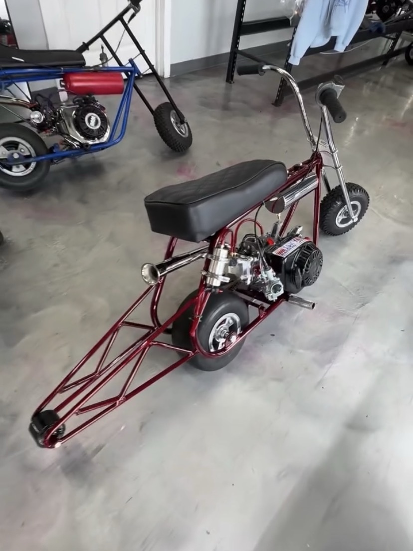 Volts Bam Drag-Style Minibike – Wheelie Bar Edition (95+ MPH)