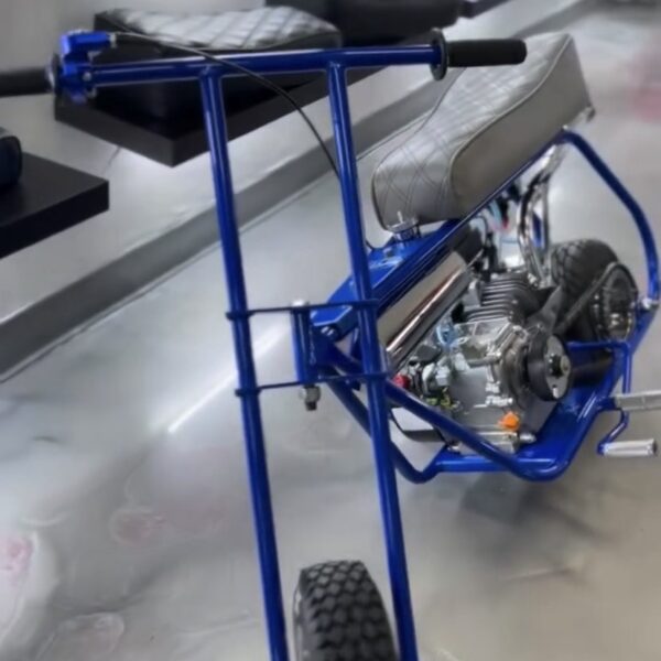 Volts Custom Mini Bike – Blue Edition