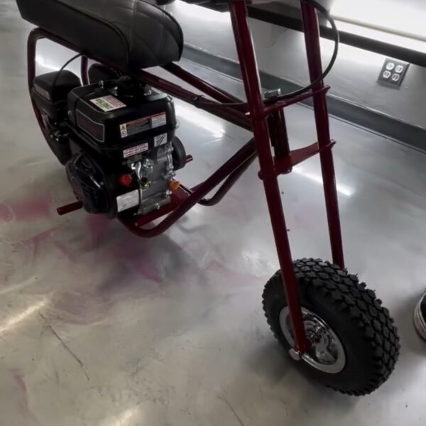 Volts Candy Red Stock Minibike – 50+ MPH Edition