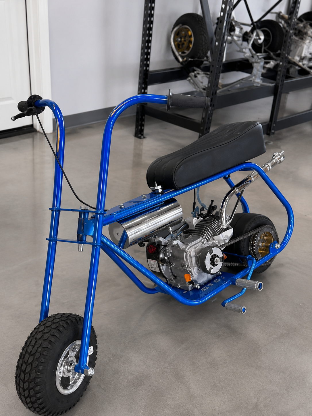 Volts Blue Street Mini Bike
