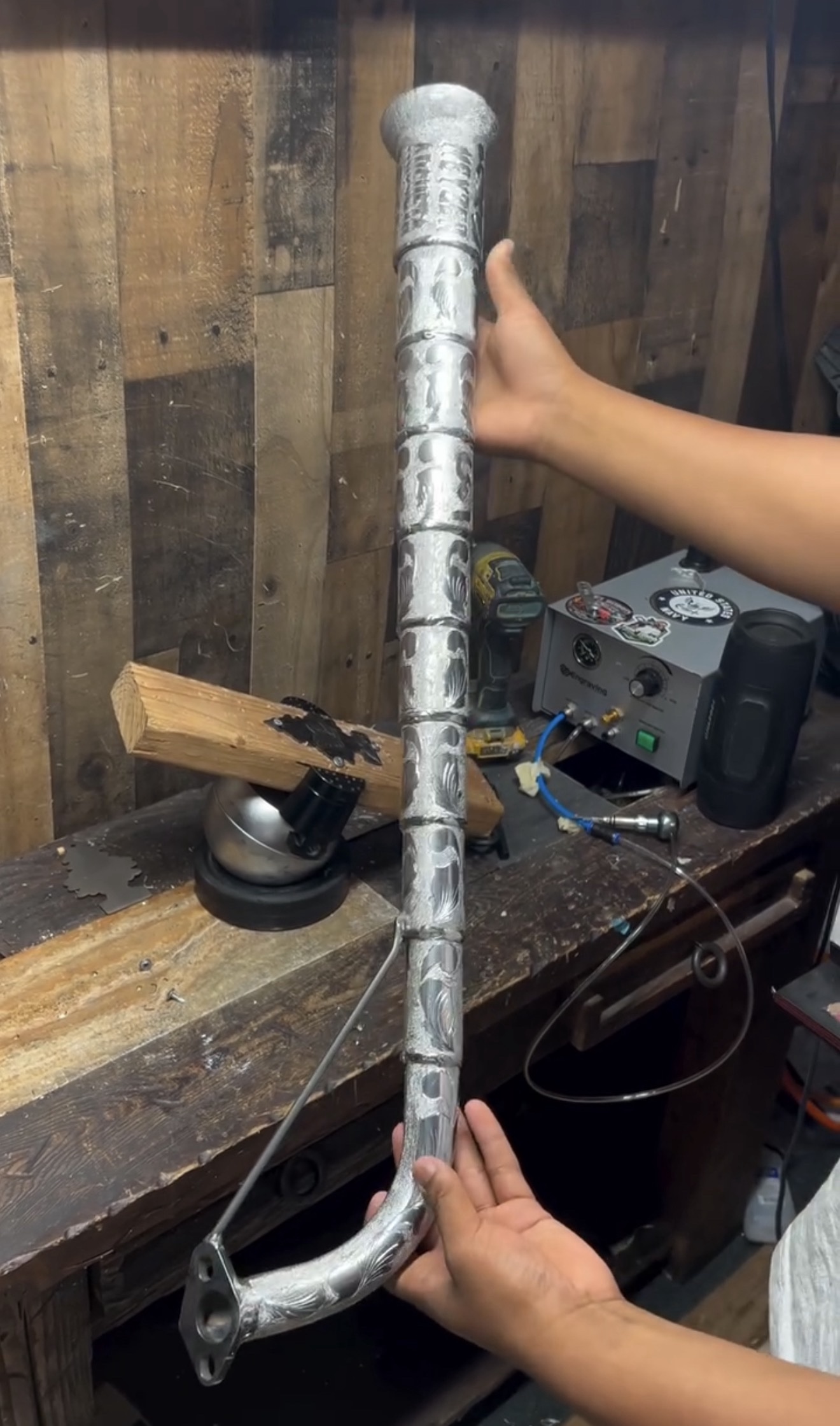 Volts Stage 10 Engraved Performance Minibike Exhaust