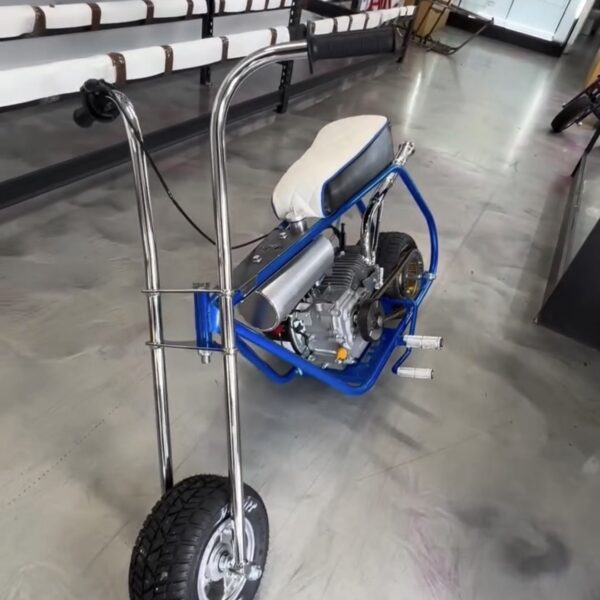 Volts Blue Chrome Roller Minibike